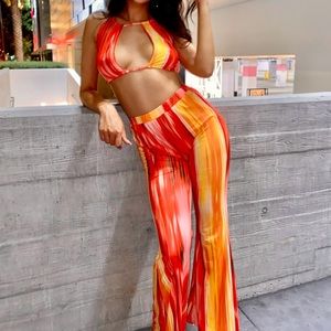 Shein 2 piece pant set, size medium